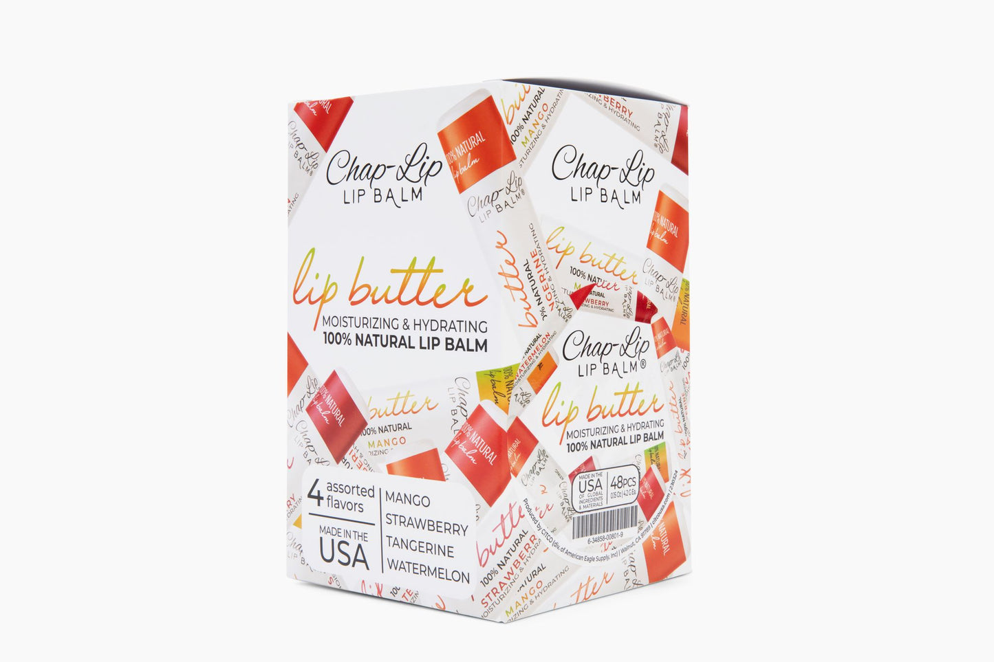 Lip Butter 100% Natural Lip Balm (48 Count)